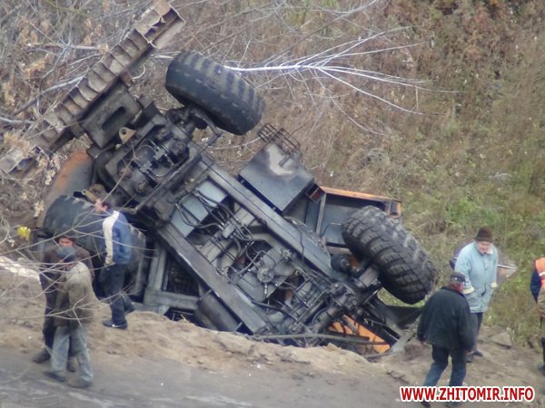 Фото перевернутый экскаватор